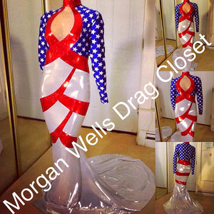 STARS & RED STRIPES PATRIOTIC DRESS!