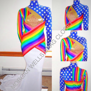 GAY PRIDE STARS & STRIPES PRIDE DRESS NO. 3!